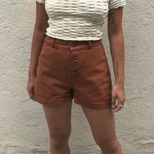 Kordal Dulce Clove Denim Shorts Size XL Women